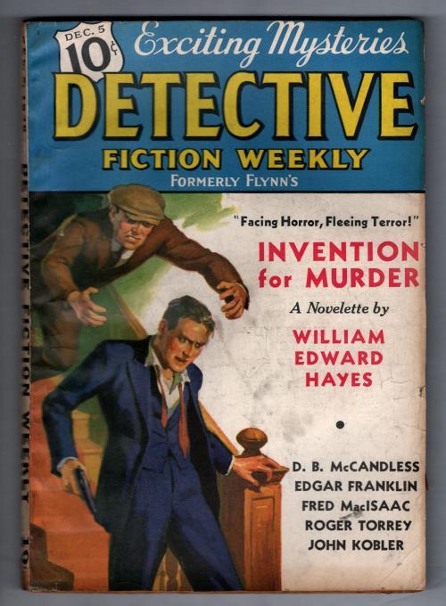 Detective Fiction Weekly Dec 5 1936 Roger Torrey; Fred MacIsaac