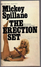 The Erection Set by Mickey Spillane (First Printing) Signed