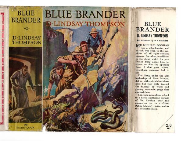 Blue Brander by D. Lindsay Thompson (First Edition) Rare DJ Publisher's Copy