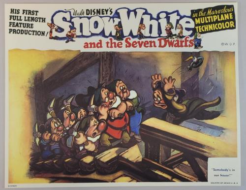Snow White and the Seven Dwarfs Lithograph Portfolio & Theater Cards