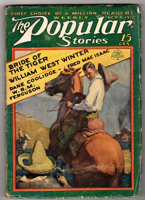 Popular Oct 8, 1927 Jerome Rozen cover, Fred MacIssac