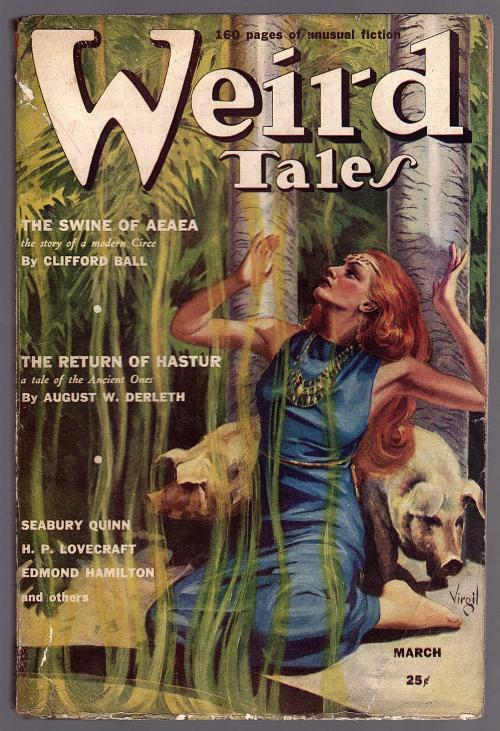 Weird Tales Mar 1939 Finlay Cvr; Lovecraft; RE Howard; Derleth - Pulp
