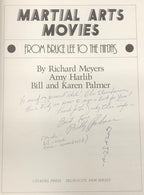 Martial Arts Movies by Richard Meyers Amy Harlib et al. Signed Presentation Copy