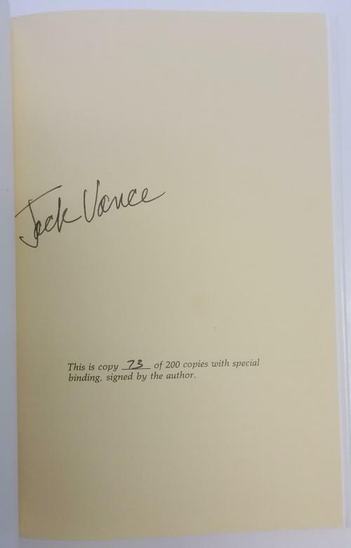 Showboat World by Jack Vance (First Edition) LTD Ned Dameron Art Signed