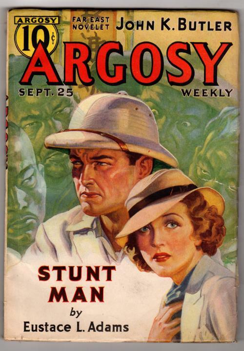 Argosy Sep 25, 1937 Hollywood Stunt Man Cover