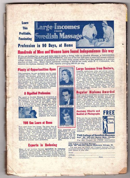 Undercover Detective Dec 1938 1st Issue, GGA Cvr, Richard Ariel - Pulp