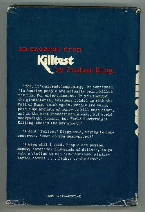 Killtest by Graham King (First Edition)