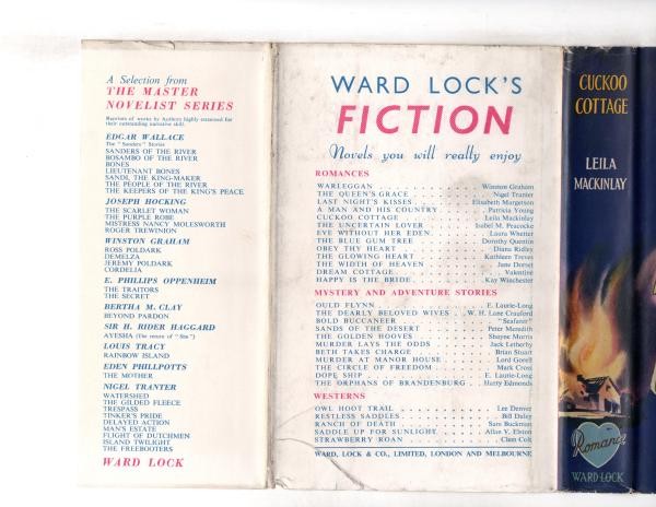 Cuckoo Cottage by Leila Mackinlay (First Edition) Ward File Copy