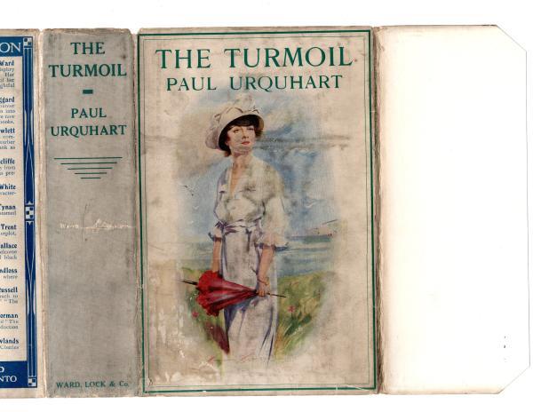 The Turmoil by Paul Urquhart (First Edition) Rare DJ Publisher's Copy