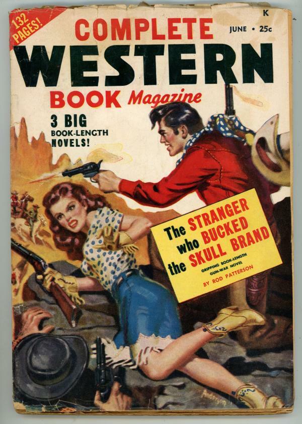 Complete Western Book Jun 1949 GGA Cover Art by Anderson
