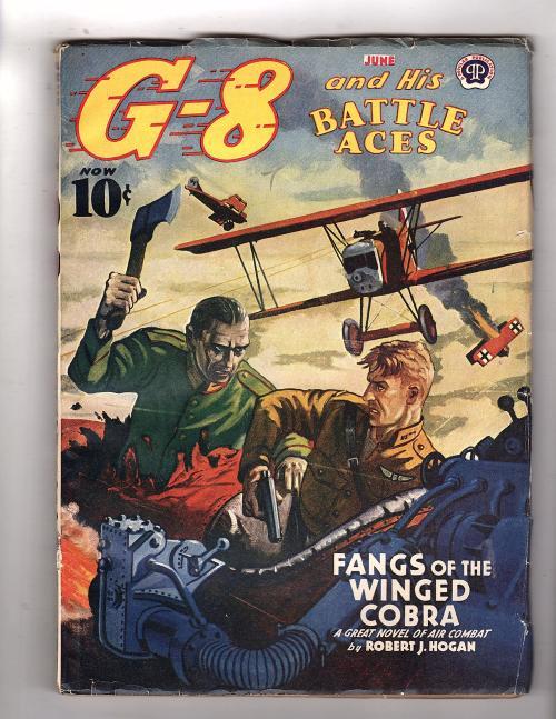 G-8 Battle Aces Jun 1941 "Fangs of the Winged Cobra
