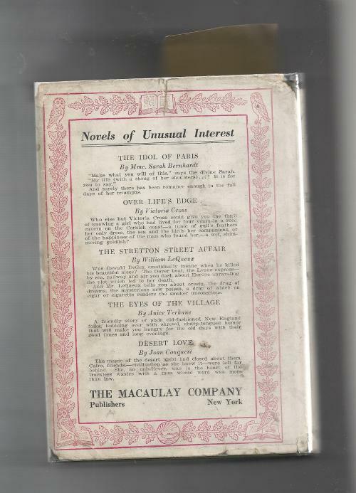 The Stretton Street Affair by William Le Queux (First Edition) Signed Present...