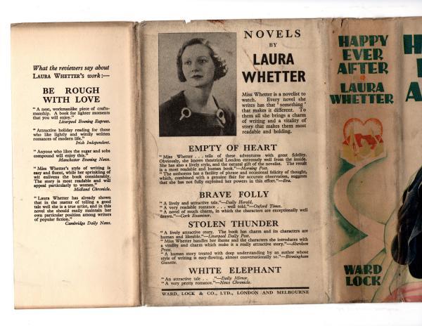 Happy Ever After by Laura Whetter (First Edition) Rare Publisher's File Copy ...