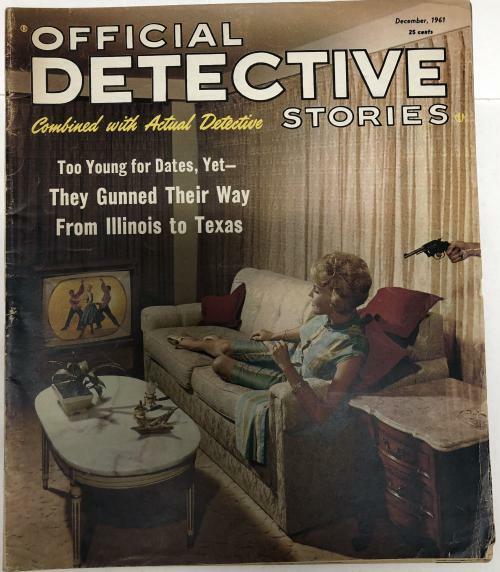 Official Detective Stories Dec 1961 Assault Cover