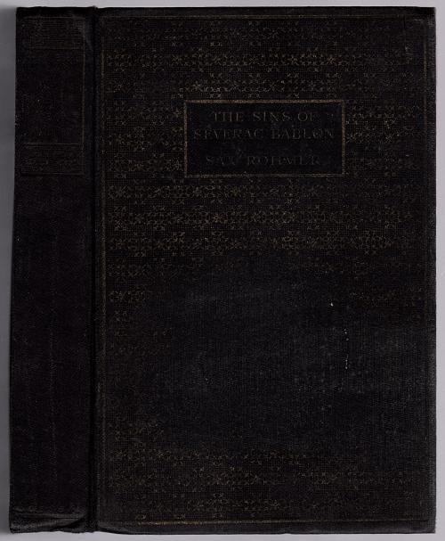 The Sins of Severac Bablon by Sax Rohmer (Cheap Edition)