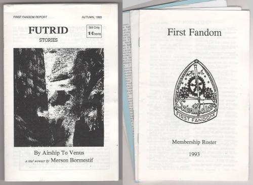 ScientiFiction Winter 1993 First Fandom Sci-fi Fanzine Erle Korshak's Copy