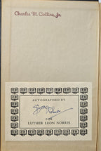 Tales of East and West by Sax Rohmer Signed 1st US