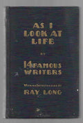 As I Look at Life by 14 Famous Writers by Ray Long (Editor) Neysa McNein