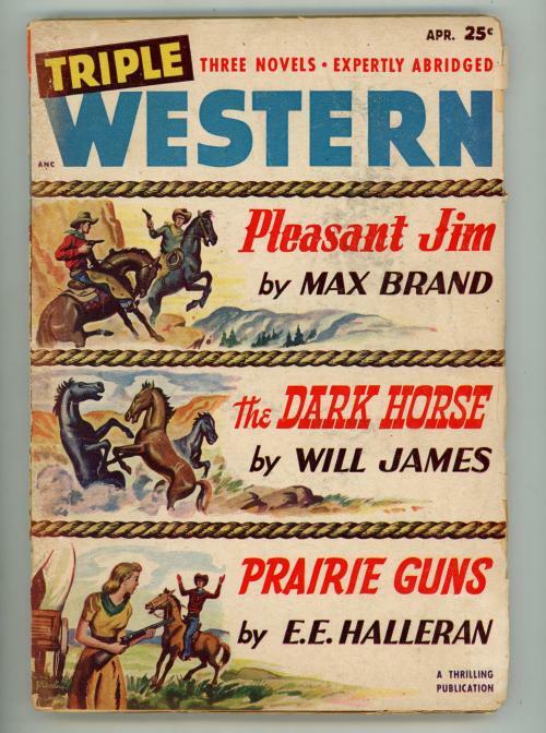 Triple Western Apr 1949 Max Brand story