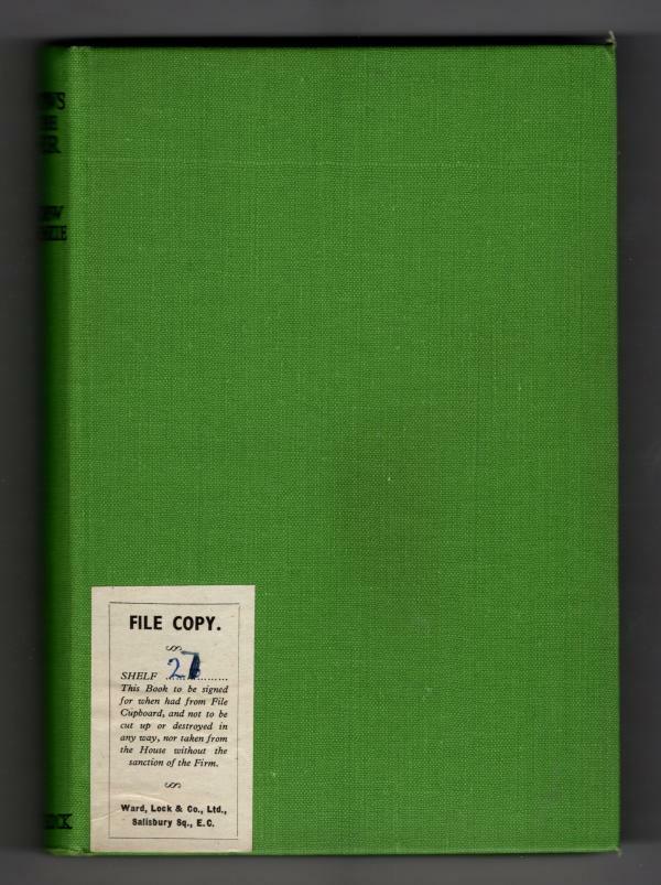 Shadows on the River by Andrew MacKenzie (First Edition) Hubin Listed