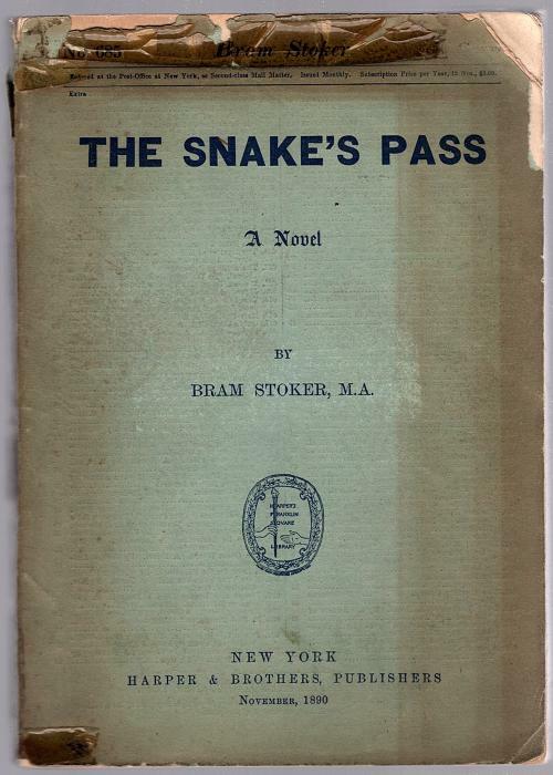 The Snake's Pass by Bram Stoker (First American)