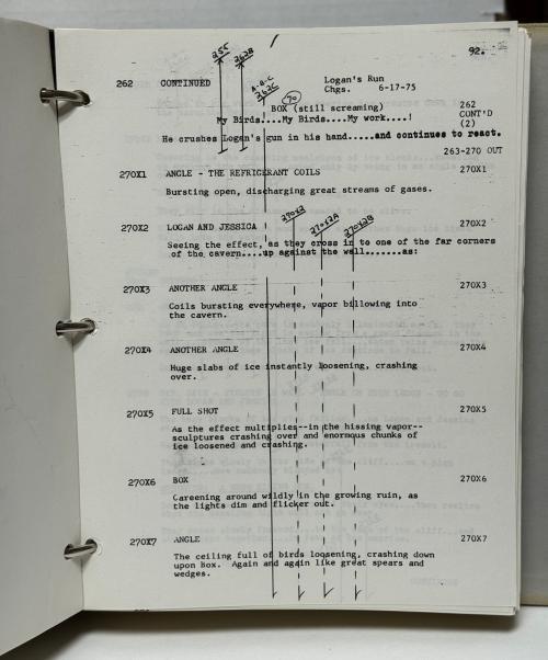 Logan's Run (1975) Authenticated Film Shooting Script