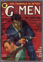 G Men May 1936 George Gross Gas Mask Cvr CKM Scanlon Dan Fowler - Pulp