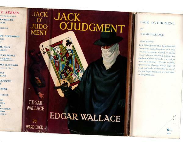 Jack O' Judgement by Edgar Wallace (Ward Lock File Copy)