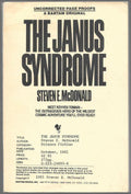 The Janus Syndrome by Steven Edward McDonald (Uncorrected Proof)
