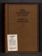 The Laughter of Life by Effie Adelaide Rowlands (First Edition) Ward Lock Fil...