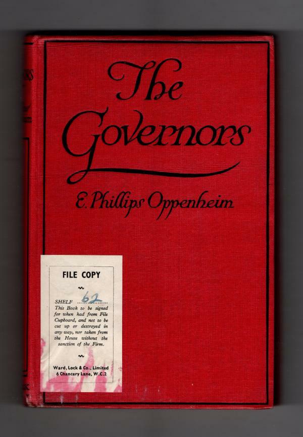 The Governors by E. Phillips Oppenheim