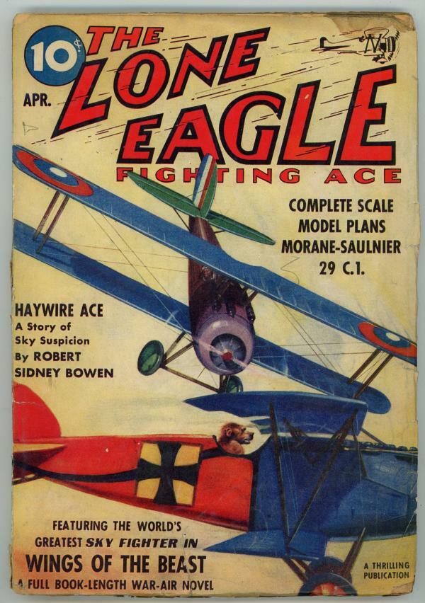 The Lone Eagle Apr 1939 Pulp
