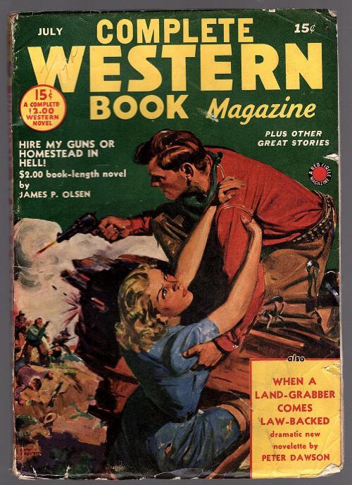 Complete Western Book Jul 1941 Red Circle; GGA Cvr; James P, Olsen