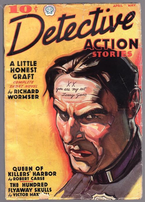 Detective Action Stories Apr-May 1937 Richard Wormser - Pulp