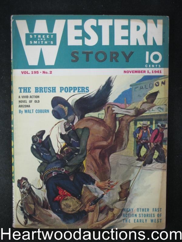 "Western Story" November 1 1941 Hugh B Cave - High Grade