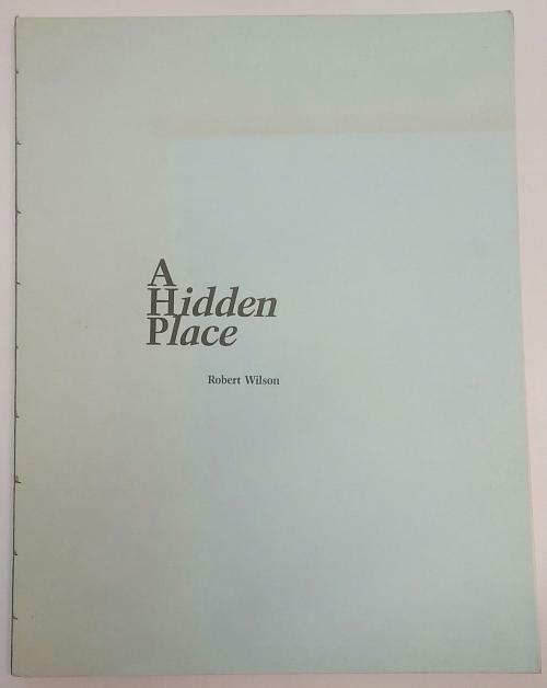 A Hidden Place by Robert Wilson (First Printing) Proof