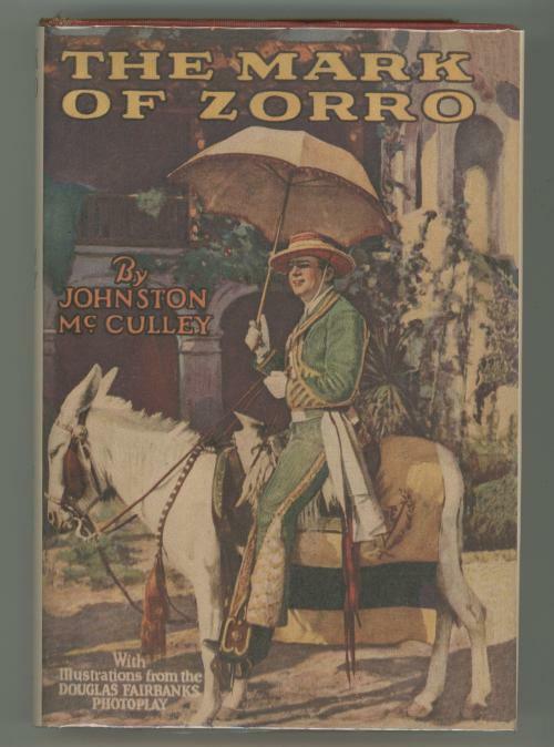 The Mark of Zorro by Johnston McCulley Signed TLS