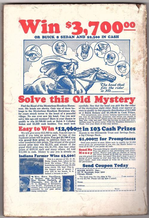 Weird Tales Jan 1932 C. C. Senf Cvr; 2nd Published story by Carl Jacobi - Pulp