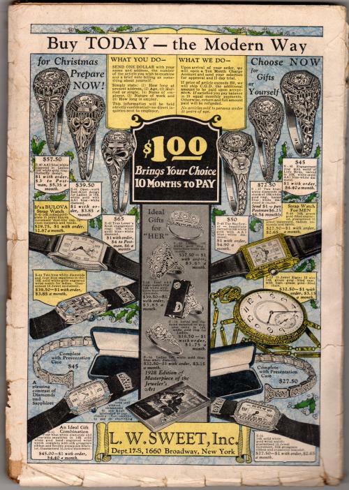 Detective Fiction Nov 12 1927 Pulp H.C. Bailey; Mansfield Scott;