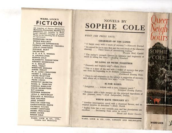 Queer Neighbors by Sophie Cole (First Edition) File Copy