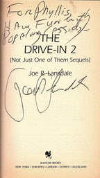 The Drive-In 2 by Joe R Lansdale (First Printing) Signed