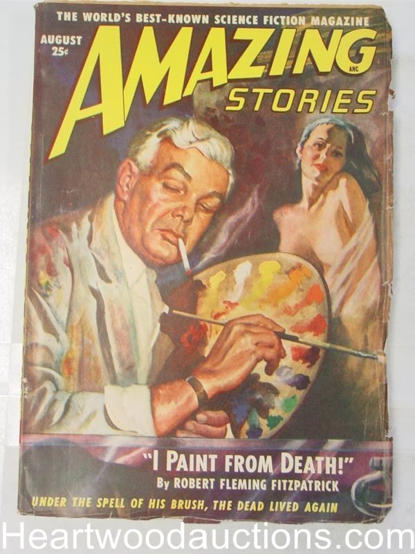 "Amazing Stories" August 1949 Kohn Cvr Murphy Anderson Int