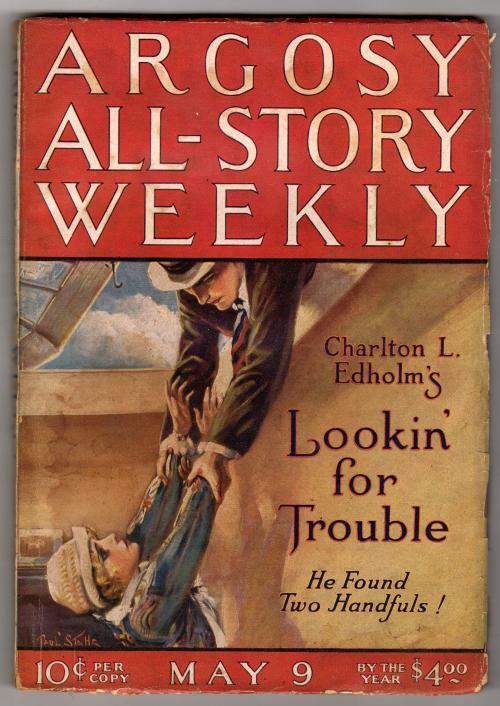 Argosy May 9 1925 Paul Stahr Cvr; Clarence E. Mulford