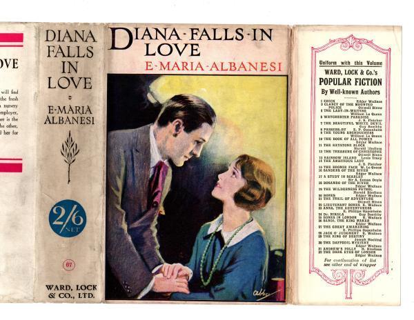 Diana Falls in Love by E. Maria Albanesi (Rare DJ) Publisher's Copy