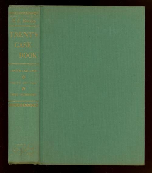 Trent's Case Book by E.C. Bentley (First Edition) Haycraft-Queen Cornerstone