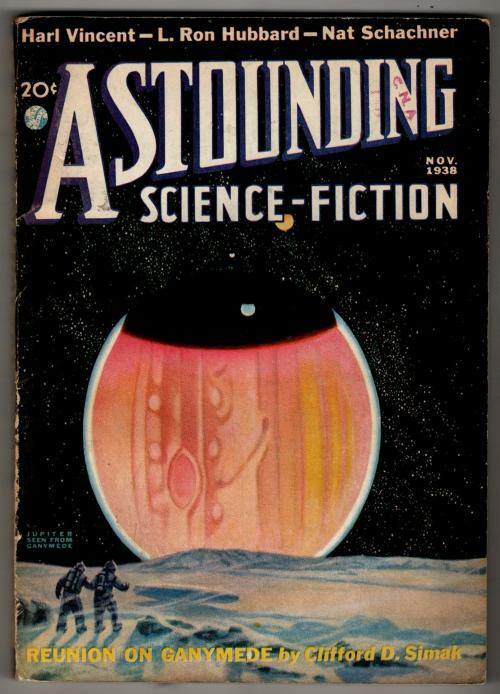 Astounding Science Fiction November 1938 H. W. Brown Cvr; L. Ron Hubbard; Bond