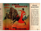 Final Harvest by Jane Henderson (First Edition) File Copy