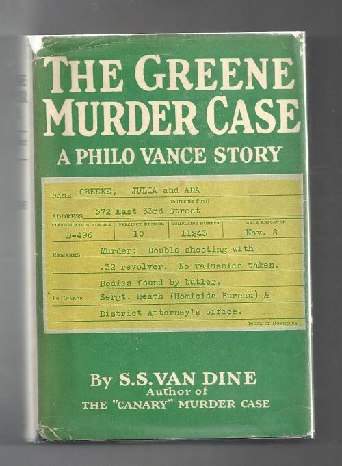 The Greene Murder Case by S. S. Van Dine (Photoplay Edition);