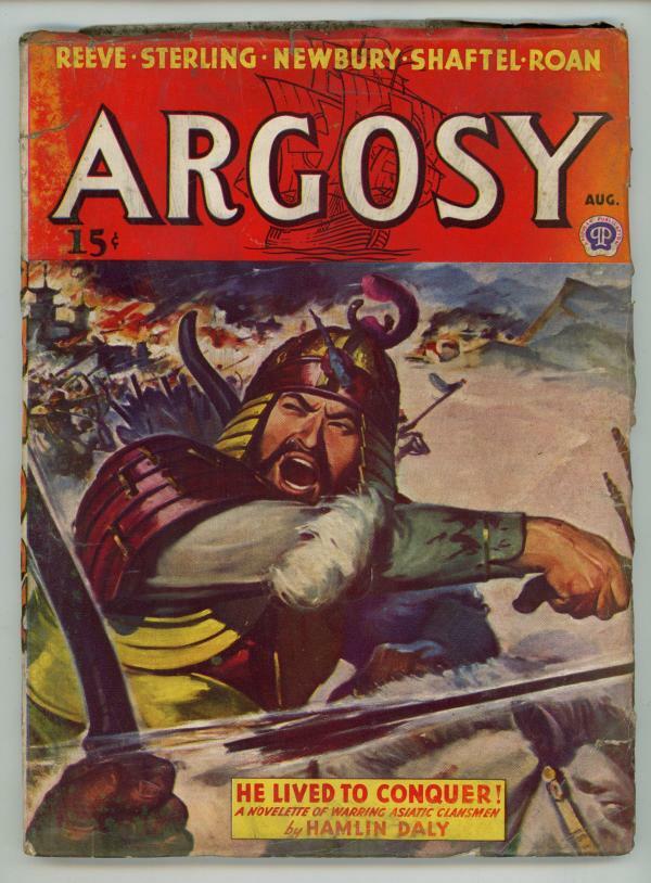 Argosy Aug 1943 E Hoffman Price; H Bedford Jones Pulp