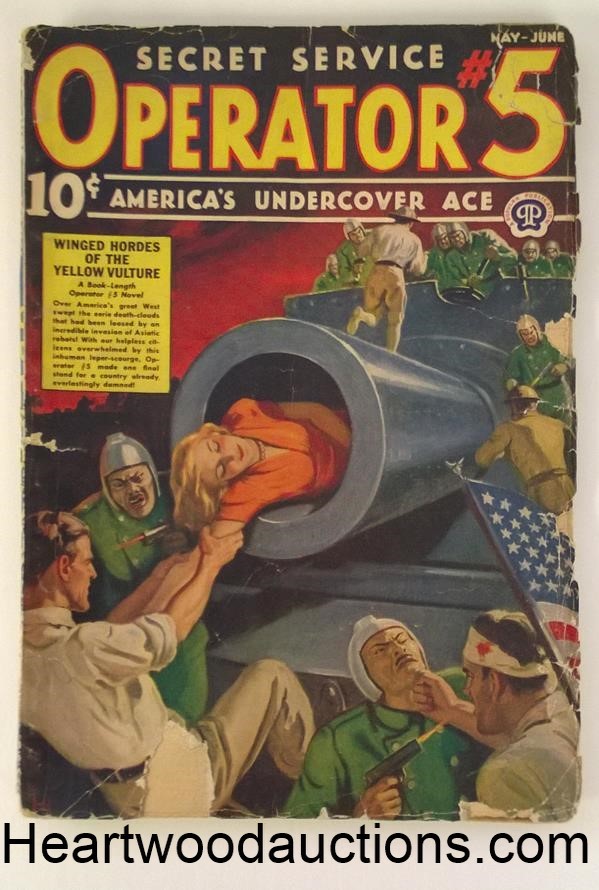 Operator #5 May-Jun 1939 GGA Woman in Tank Barrel cvr
